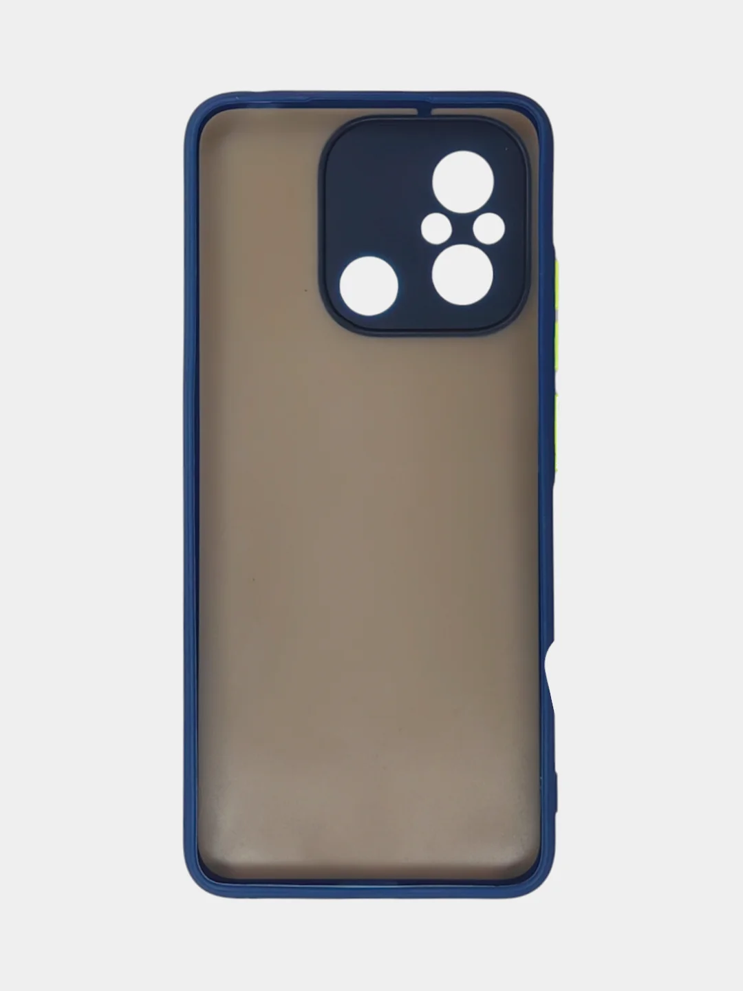 Красный чехол для Xiaomi Redmi 12C / Сяоми Редми 12С, пластиковый, матовый, с цветными кнопками