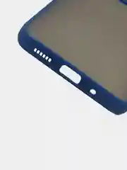 Красный чехол для Xiaomi Redmi 12C / Сяоми Редми 12С, пластиковый, матовый, с цветными кнопками