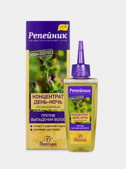 Несмываемый концентрат день-ночь против выпадения волос Флоресан "Репейник", 100 мл