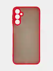 Красный чехол для Samsung Galaxy A24, Самсунг Галакси А24, пластиковый, матовый, с цветными кнопками