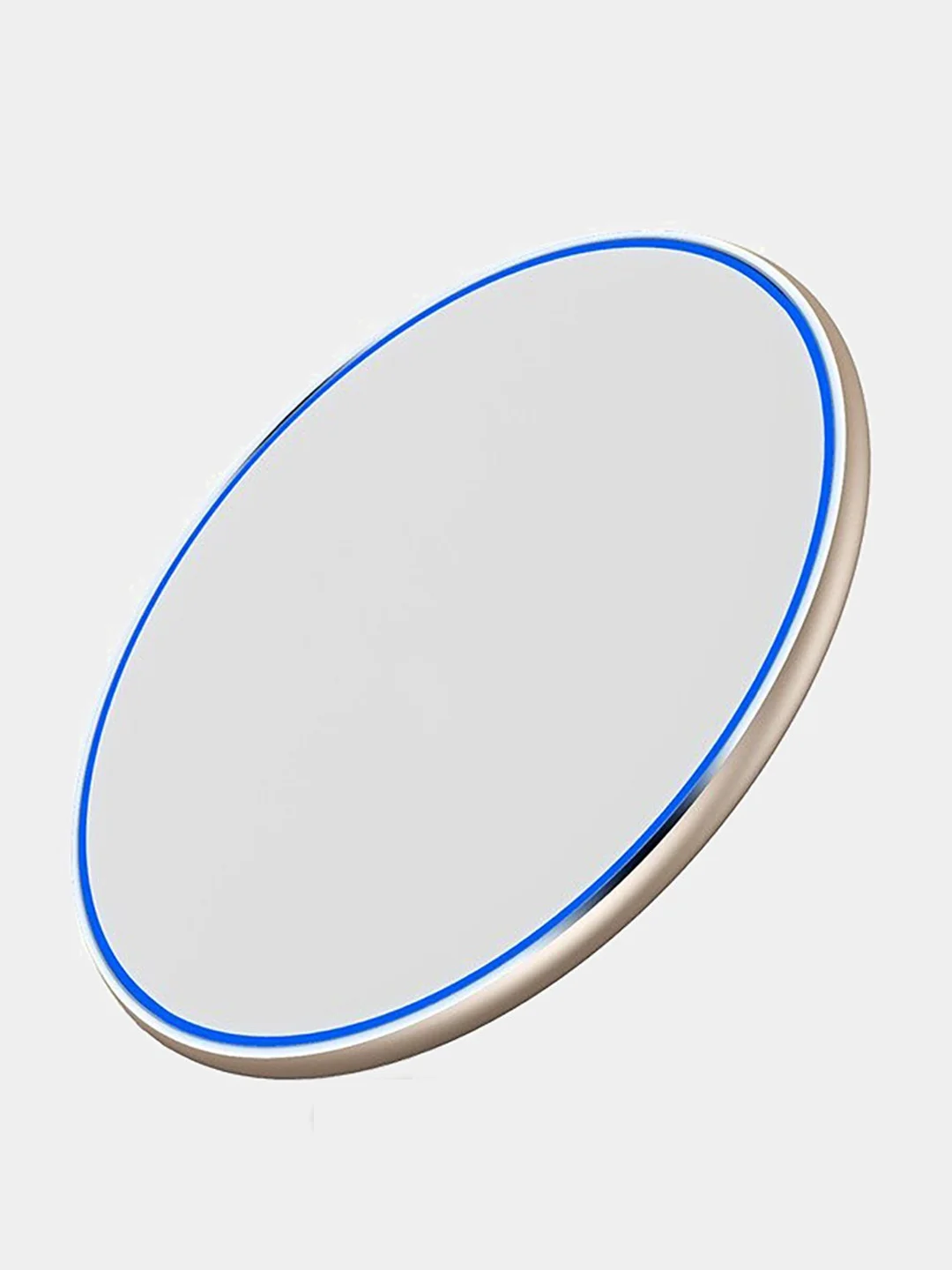 Золотой беспроводная зарядка для Apple, Android Wireless charger Qi Standart