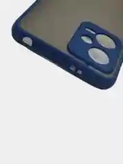 Черный чехол пластиковый для Xiaomi Poco X5 / Сяоми Поко Х5 матовый, с цветными кнопками