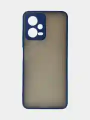 Черный чехол пластиковый для Xiaomi Poco X5 / Сяоми Поко Х5 матовый, с цветными кнопками