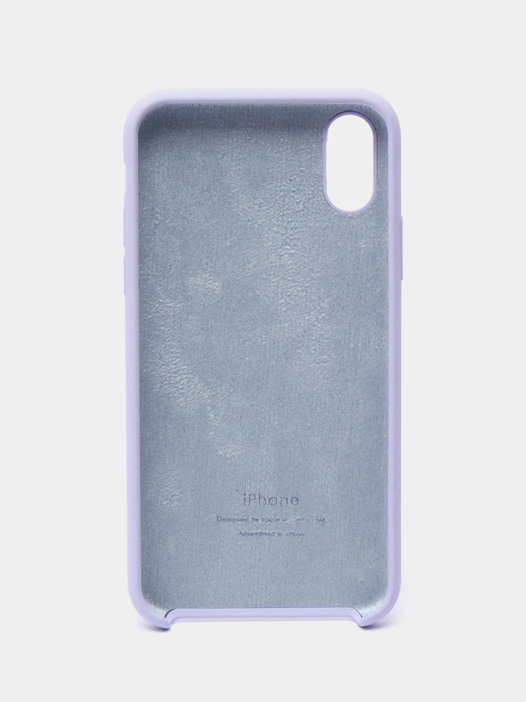 Лавандовый чехол Silicone Case ( Чехол силиконовый ) для iPhone XS / XS MAX