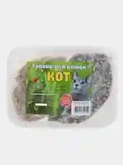 Травка-трава "Кот" для кошек, на подложке