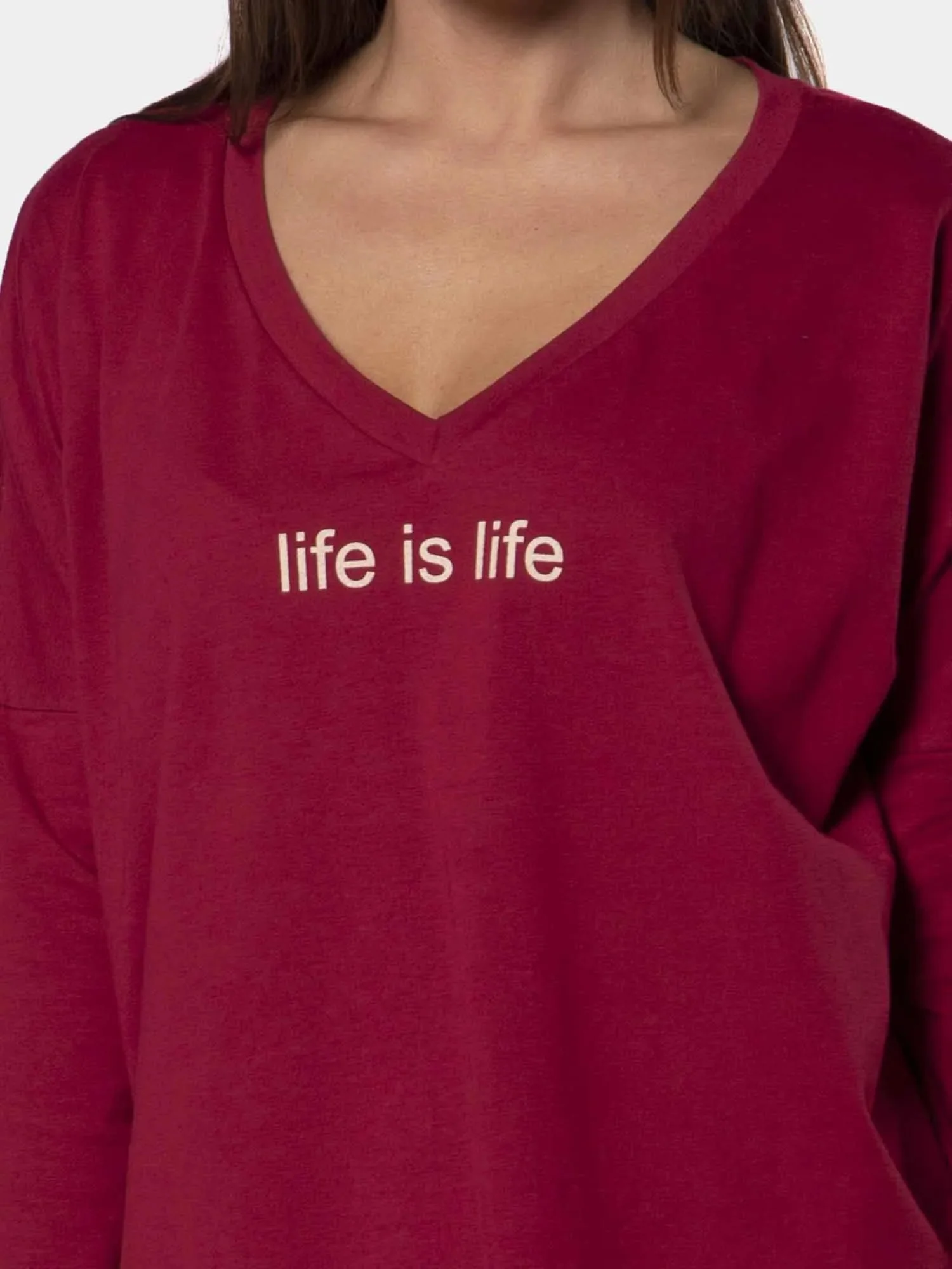Костюм женский Life is life КЛК1450П1 бордовый, KLERY