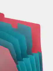 Тёмно-розовый папка для документов А4 / офисная папка для хранения бумаг / органайзер для бумаг