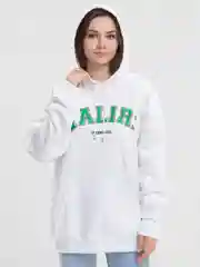 Белый худи женское утепленное с капюшоном, толстовка на флисе
