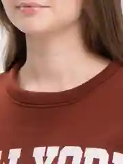 Багровый свитшот женский, утепленный, с начесом