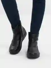 Черный ботинки Rieker зимние, женские