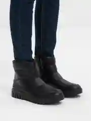 Черный ботинки Rieker зимние, женские