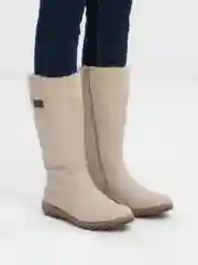 Бежевый сапоги зимние женские Rieker