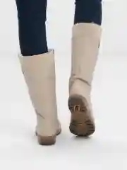 Бежевый сапоги зимние женские Rieker