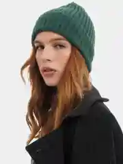 Синий шапка вязаная