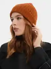 Синий шапка вязаная