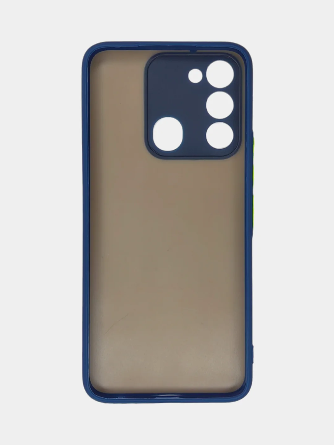 Морской чехол пластиковый для Tecno Spark GO 2022 / Tecno Spark 8C матовый, с цветными кнопками