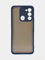 Морской чехол пластиковый для Tecno Spark GO 2022 / Tecno Spark 8C матовый, с цветными кнопками