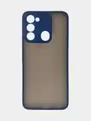 Морской чехол пластиковый для Tecno Spark GO 2022 / Tecno Spark 8C матовый, с цветными кнопками
