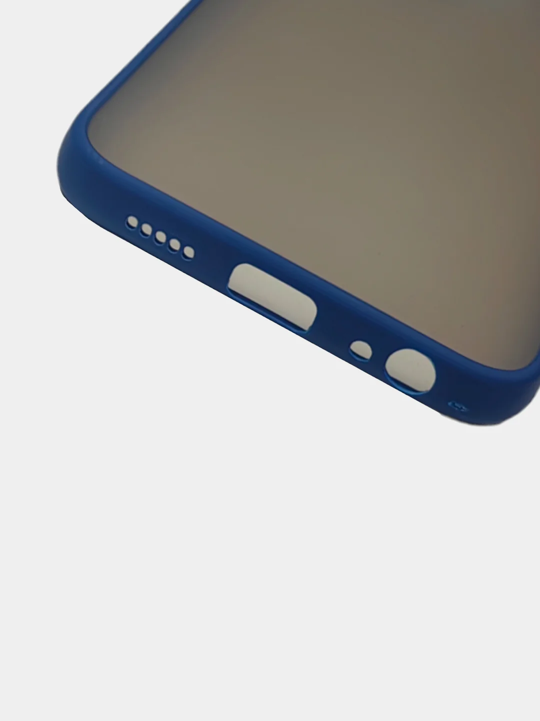 Морской чехол пластиковый для Tecno Spark GO 2022 / Tecno Spark 8C матовый, с цветными кнопками