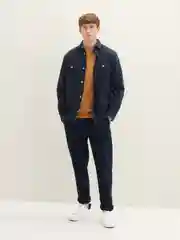 Коричневый пуловер для мужчин Tom Tailor классический