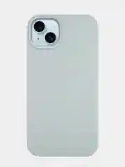 Небесно-голубой чехол на Apple iPhone 15, 14, Pro, Max, Plus силиконовый BROSCORP мягкая подкладка микрофибра