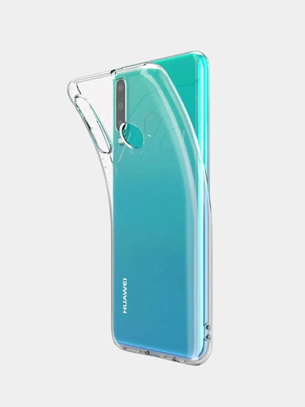Чехол для Huawei Y6P, Хуавей У6П, прозрачный силиконовый