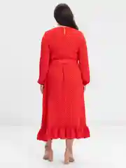 Красный платье женское, большие размеры