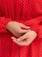 Красный платье женское, большие размеры