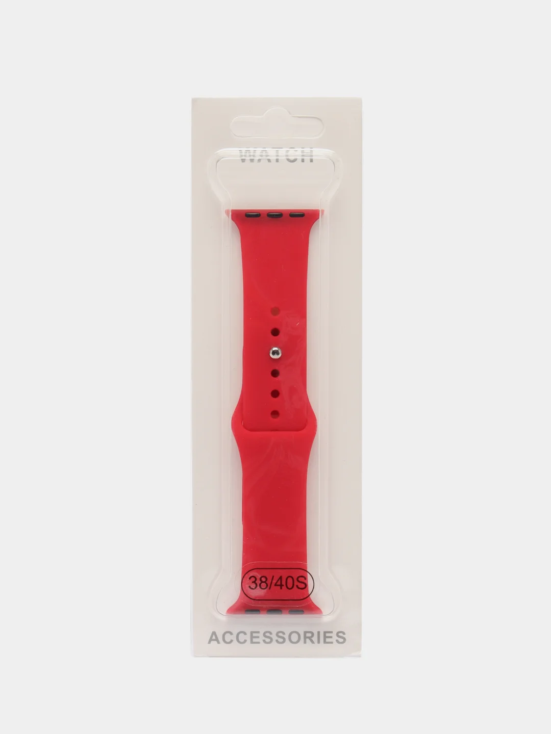 Вишнёвый силиконовый ремешок для Apple Watch