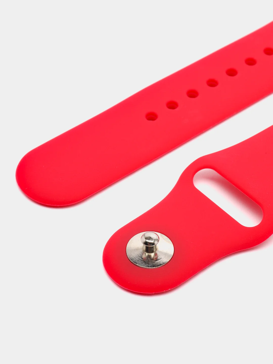 Вишнёвый силиконовый ремешок для Apple Watch