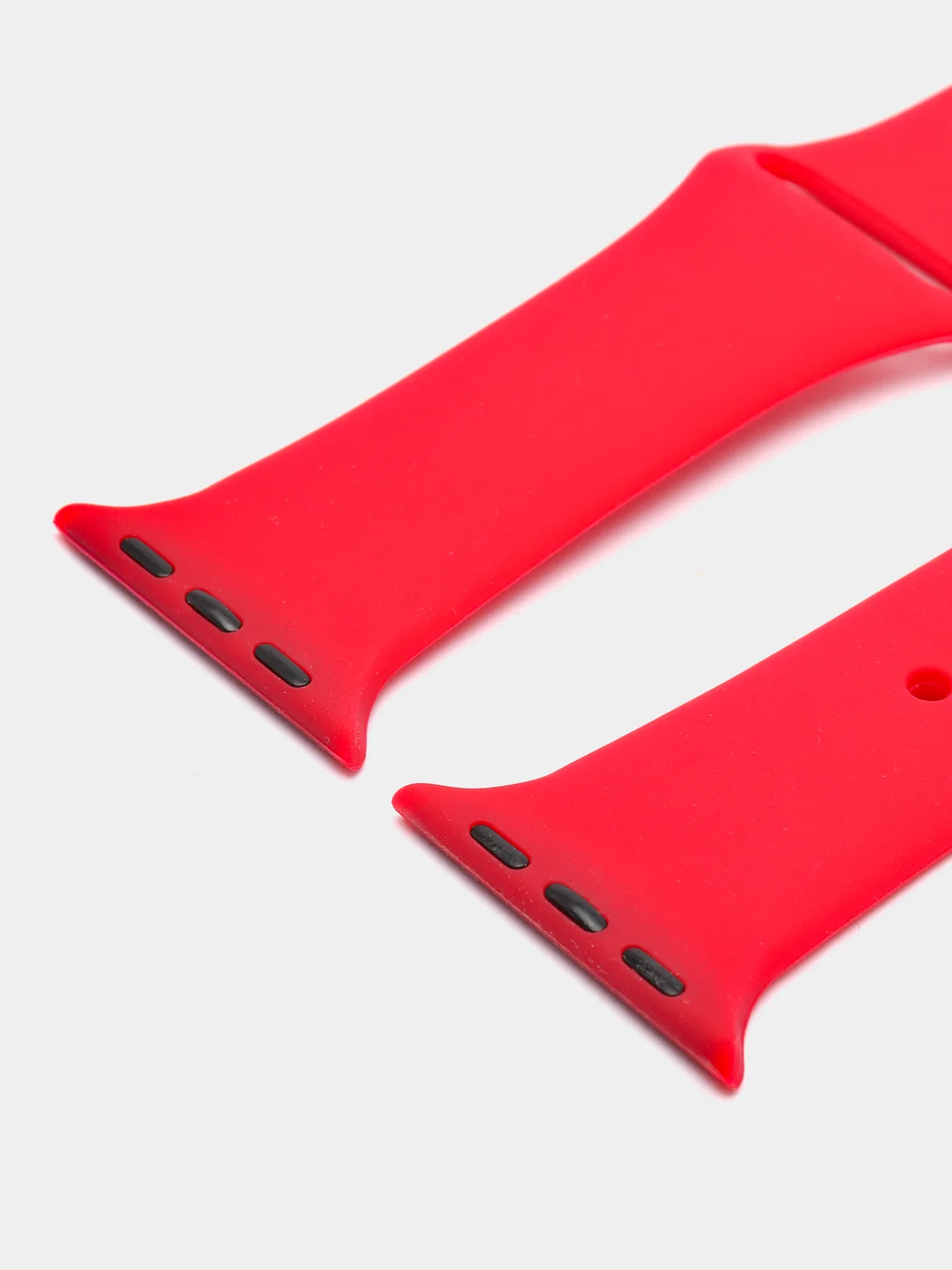 Вишнёвый силиконовый ремешок для Apple Watch