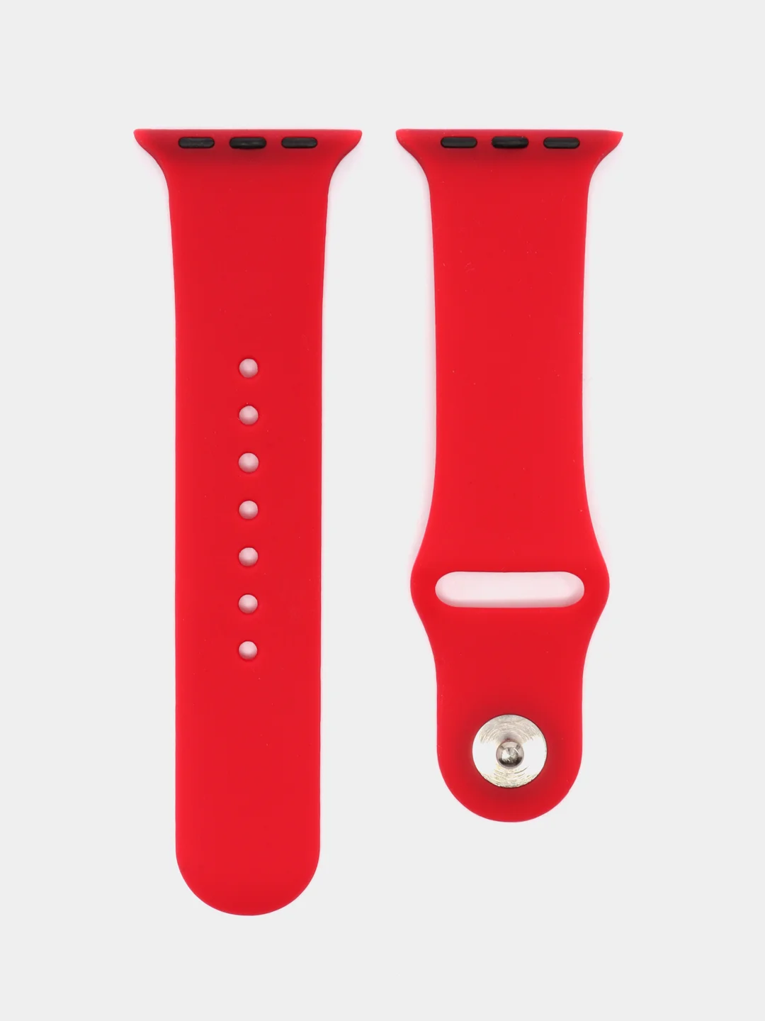 Вишнёвый силиконовый ремешок для Apple Watch