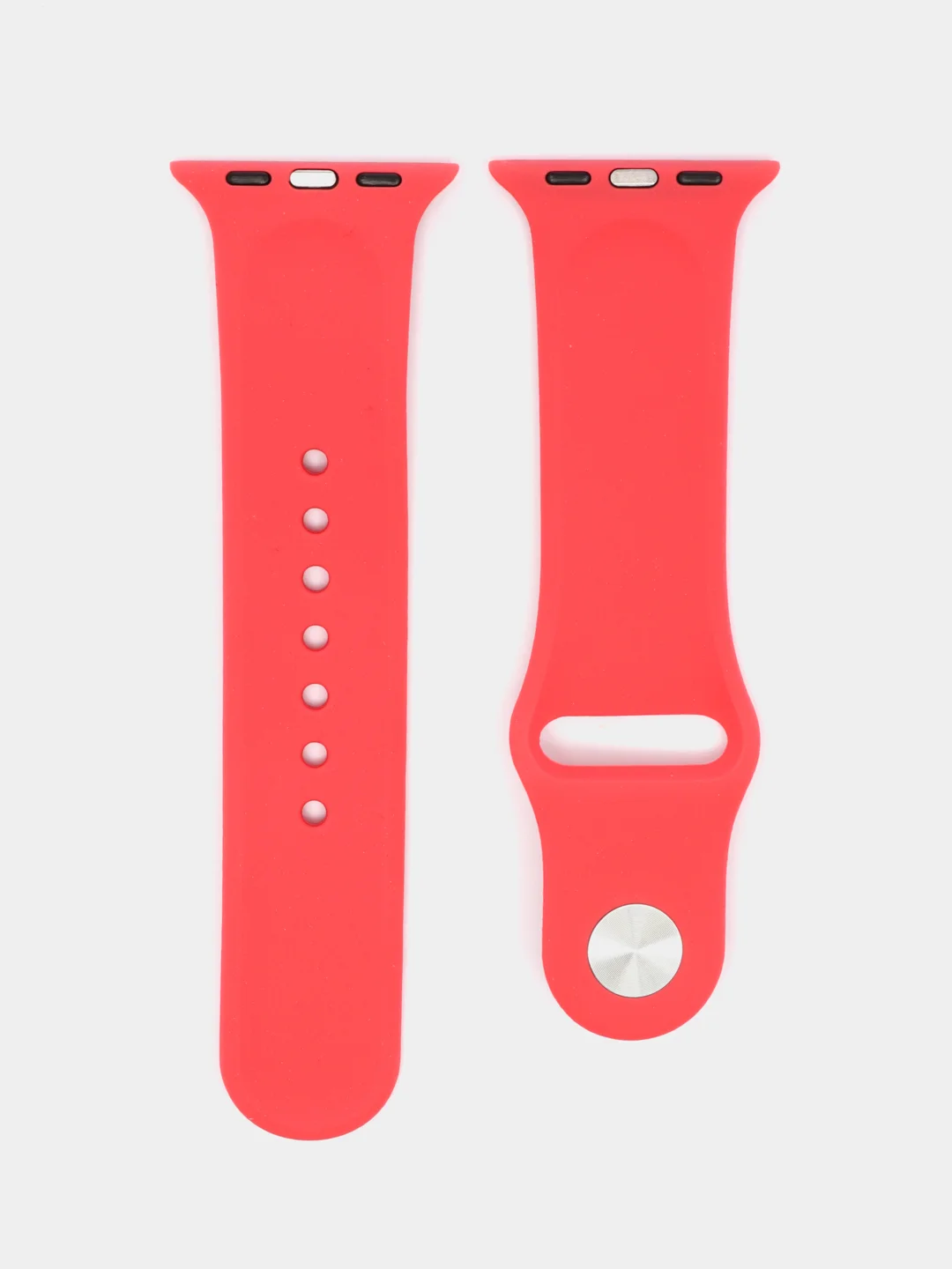 Вишнёвый силиконовый ремешок для Apple Watch