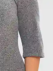 Серый меланж платье женское