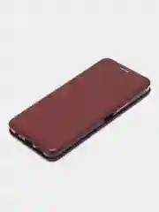 Багровый чехол-книжка Honor X6, Honor X8 5G с функцией подставки