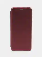 Багровый чехол-книжка Honor X6, Honor X8 5G с функцией подставки