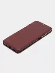 Багровый чехол книжка Honor X7A с функцией подставки
