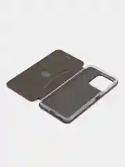 Багровый чехол-книжка на Honor X8A, с функцией подставки