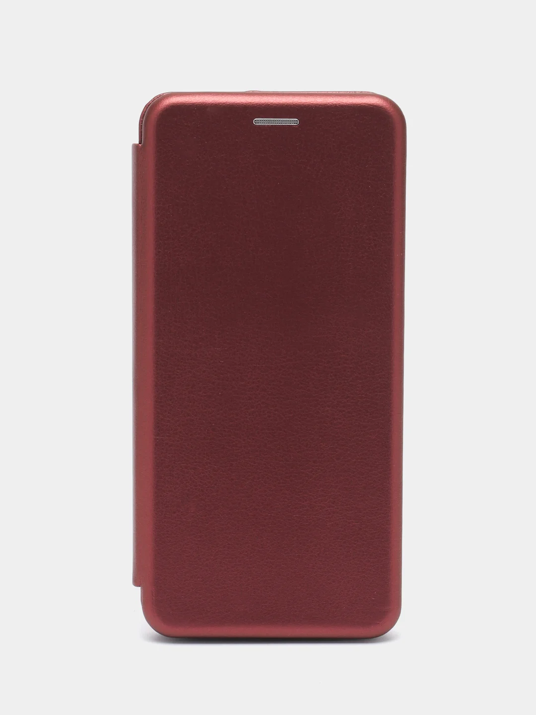 Багровый чехол книжка на Xiaomi Redmi A1 Plus, Redmi A2 Plus на магните, с функцией подставки