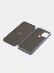 Синий чехол книжка на Xiaomi Redmi A1 Plus, Redmi A2 Plus на магните, с функцией подставки