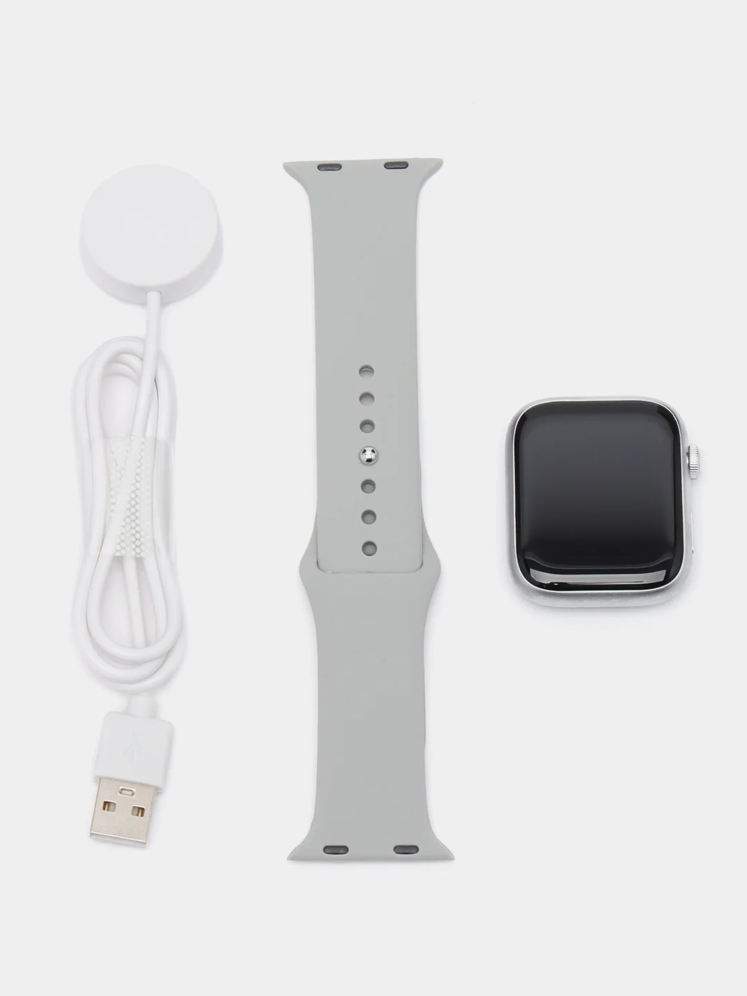 Серый смарт-часы Smart Watch X8 PRO, 45 мм