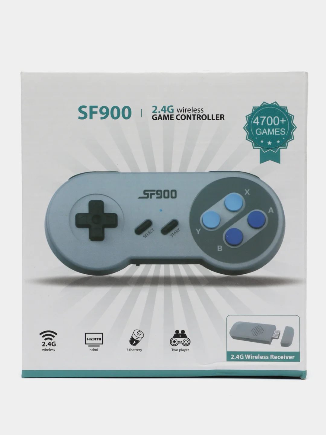 Серый беспроводная игровая приставка консуль SF900, 4700 игр сега