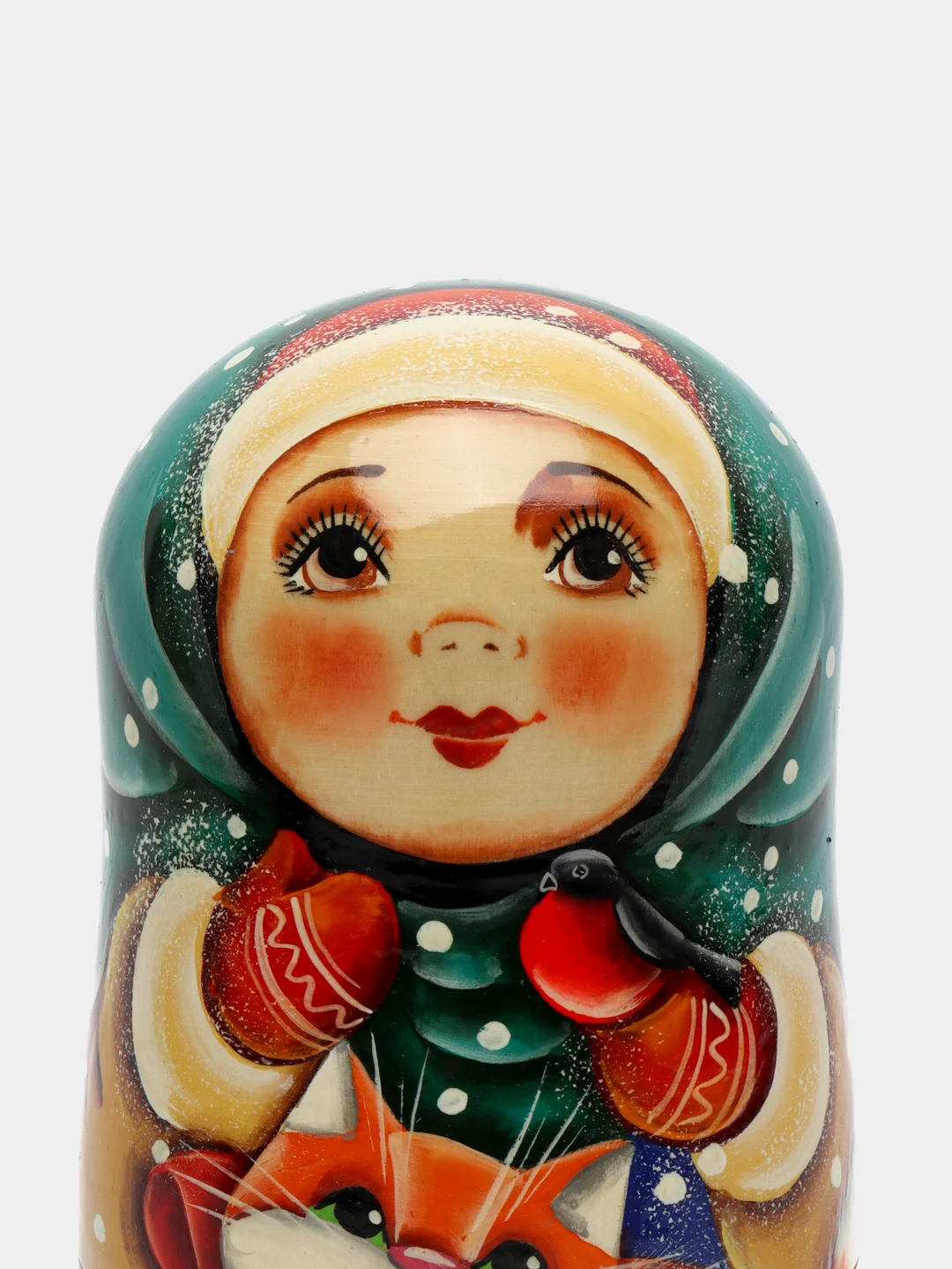 Бежевый матрёшка, ручная роспись