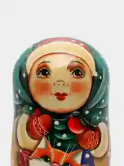 Бежевый матрёшка, ручная роспись