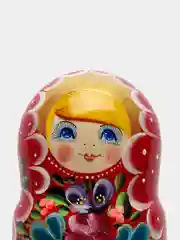 Бордовый матрёшка, ручная роспись