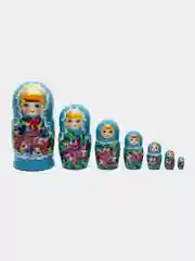 Вишнёвый матрёшка, ручная роспись