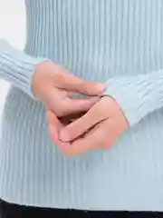 Мятный водолазка женская, теплая