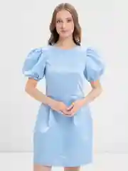 Голубой платье женское летнее