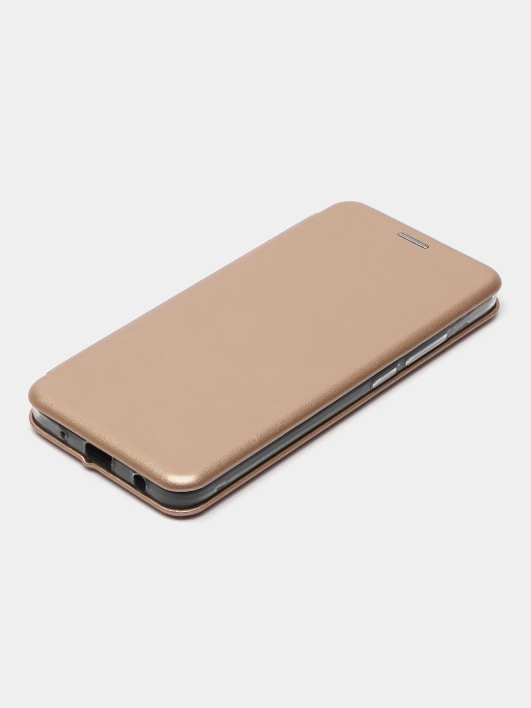 Золотой чехол книжка на Xiaomi Redmi A1 Plus, Redmi A2 Plus на магните, с функцией подставки