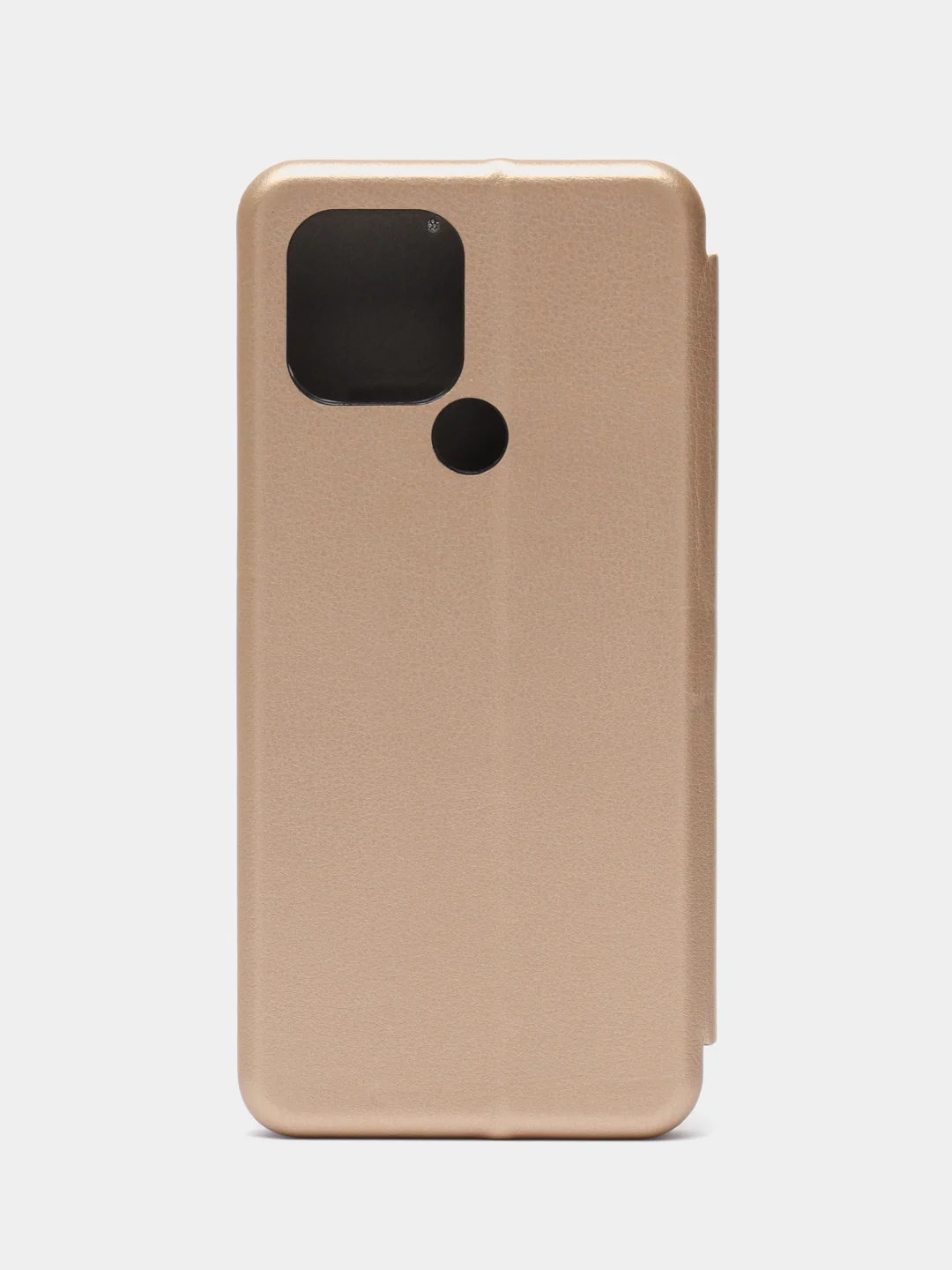 Золотой чехол книжка на Xiaomi Redmi A1 Plus, Redmi A2 Plus на магните, с функцией подставки